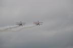 Some wing-walkers providing lunchtime entertainment