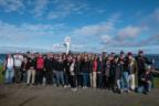 The Australians (and one Brit ringin) at John O'Groats