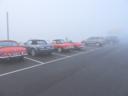 Car park in fog
